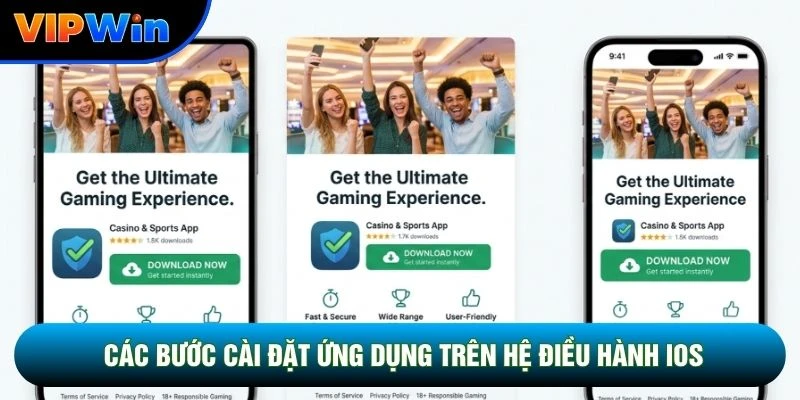 Các bước cài đặt ứng dụng trên hệ điều hành iOS