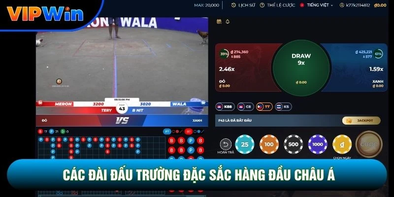 Các đài đấu trường đặc sắc hàng đầu châu Á