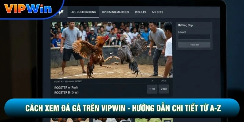 Cách Xem Đá Gà Trên Vipwin - Hướng Dẫn Chi Tiết Từ A-Z