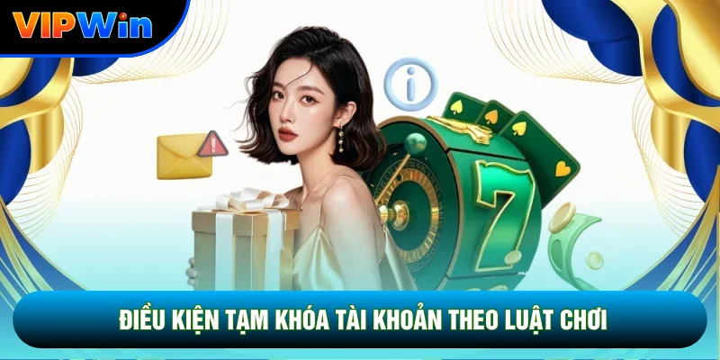Điều kiện tạm khóa tài khoản theo luật chơi
