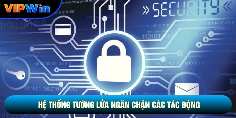 Hệ thống tường lửa ngăn chặn các tác động