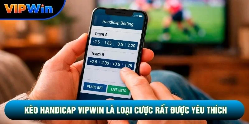 Kèo handicap vipwin là loại cược rất được yêu thích
